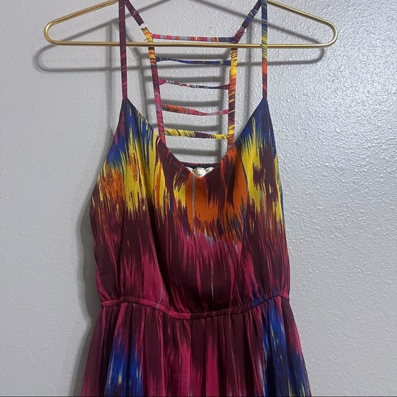 Rainbow high low dress - Picture 5 of 6